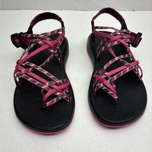 Chaco Women's Pink Strappy Outdoor Sandals, SZ 10